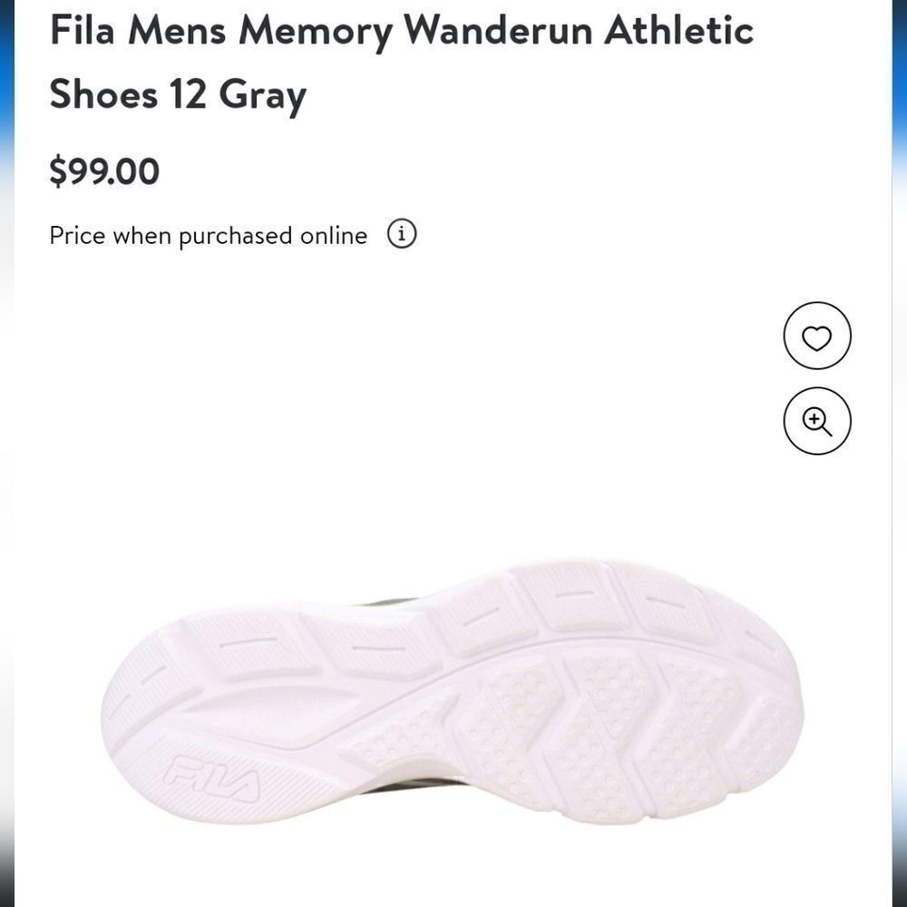 𝅺FILA Memory Wanderrun,size 12 NWT - image 2